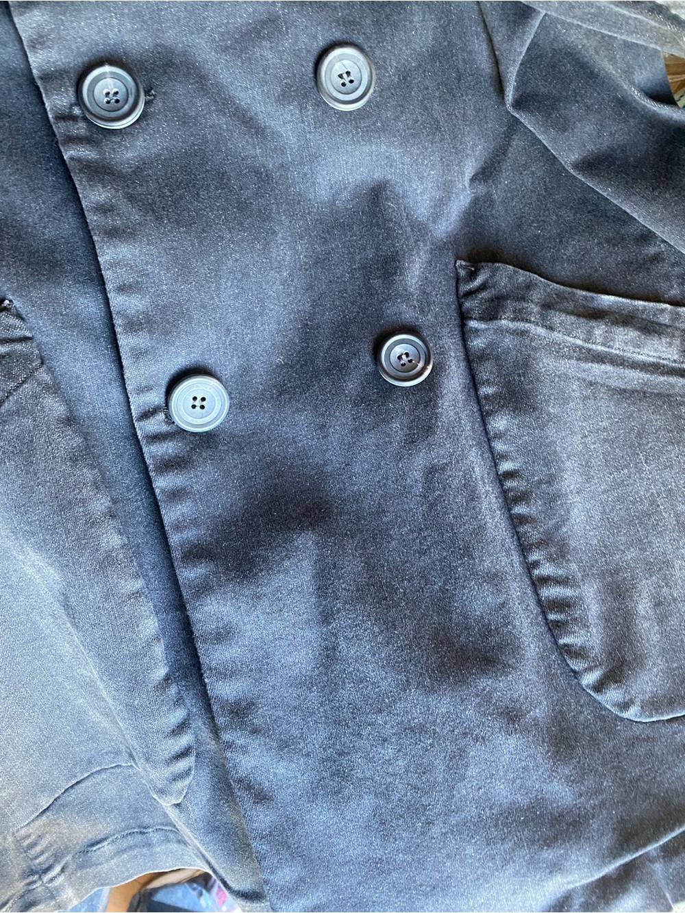 Frank & Eileen Men's Double-Breasted Gray Cotton Pea Coat Sz M - Picture 6 of 10